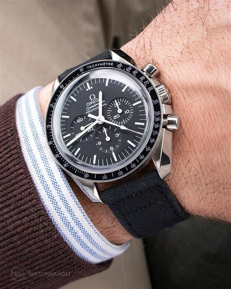 omega nylon strap speedmaster|Omega Speedmaster strap new.